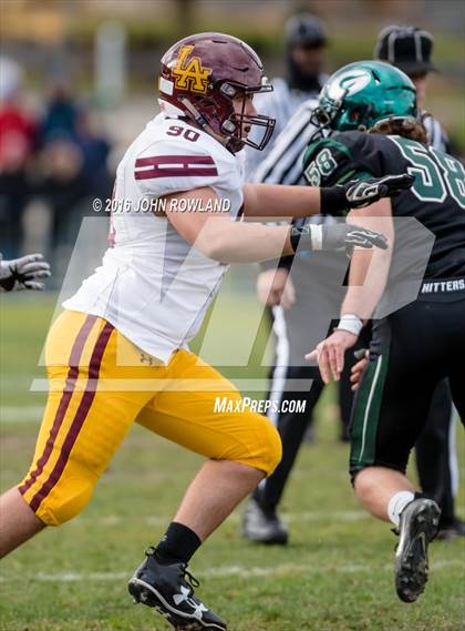 Thumbnail 3 in Glenbard West vs. Loyola Academy (IHSA Class 8A Semifinal) photogallery.