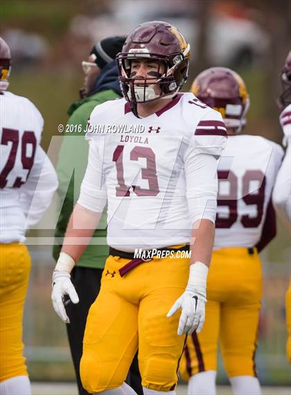 Thumbnail 1 in Glenbard West vs. Loyola Academy (IHSA Class 8A Semifinal) photogallery.