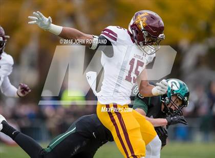 Thumbnail 1 in Glenbard West vs. Loyola Academy (IHSA Class 8A Semifinal) photogallery.