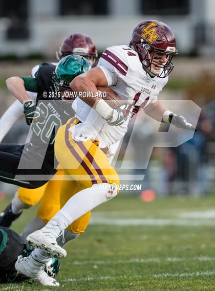 Thumbnail 2 in Glenbard West vs. Loyola Academy (IHSA Class 8A Semifinal) photogallery.