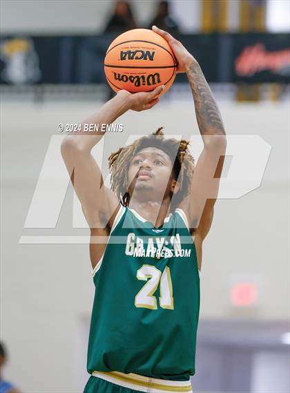 Thumbnail 2 in Cedar Grove vs. Grayson (OTR Hoops: Thanksgiving Showcase) photogallery.