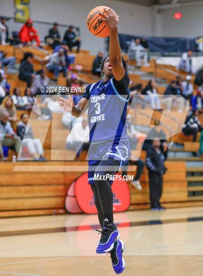 Thumbnail 3 in Cedar Grove vs. Grayson (OTR Hoops: Thanksgiving Showcase) photogallery.