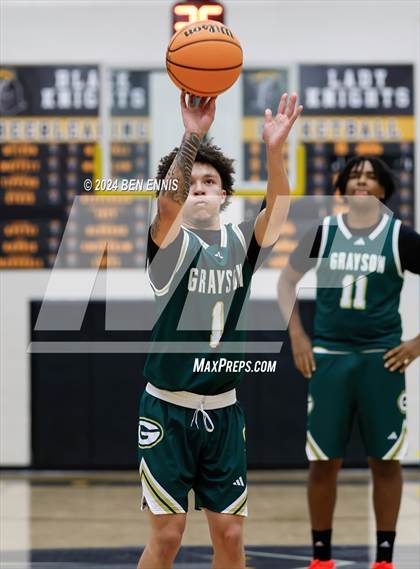 Thumbnail 3 in Cedar Grove vs. Grayson (OTR Hoops: Thanksgiving Showcase) photogallery.