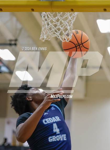 Thumbnail 2 in Cedar Grove vs. Grayson (OTR Hoops: Thanksgiving Showcase) photogallery.