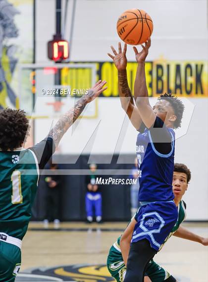 Thumbnail 3 in Cedar Grove vs. Grayson (OTR Hoops: Thanksgiving Showcase) photogallery.