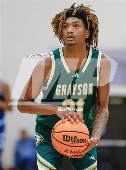 Thumbnail 1 in Cedar Grove vs. Grayson (OTR Hoops: Thanksgiving Showcase) photogallery.