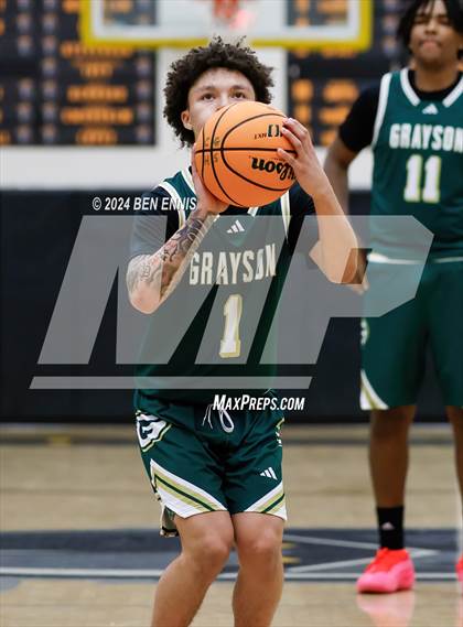 Thumbnail 3 in Cedar Grove vs. Grayson (OTR Hoops: Thanksgiving Showcase) photogallery.