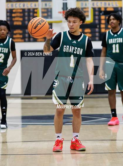 Thumbnail 3 in Cedar Grove vs. Grayson (OTR Hoops: Thanksgiving Showcase) photogallery.
