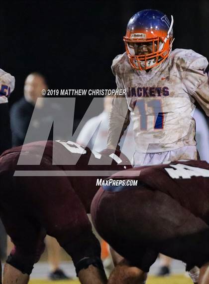Thumbnail 1 in Baker vs. Vernon (FHSAA 1A Regional Final) photogallery.