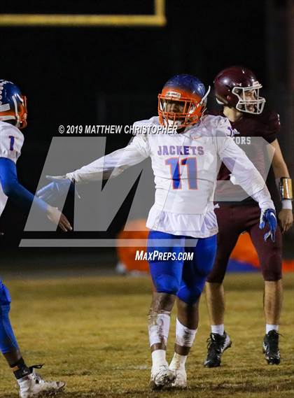 Thumbnail 1 in Baker vs. Vernon (FHSAA 1A Regional Final) photogallery.