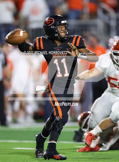 Thumbnail 3 in Gilmer vs. Celina (UIL 4A Regional SemiFinal) photogallery.