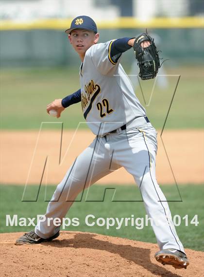 Thumbnail 3 in St. Paul vs Notre Dame (St. Paul Tournament) photogallery.