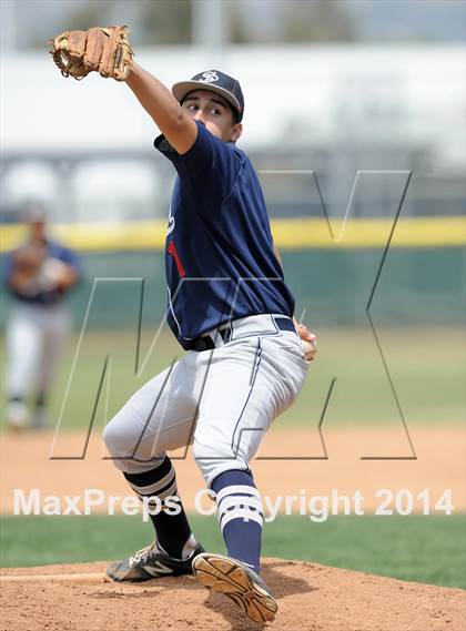 Thumbnail 2 in St. Paul vs Notre Dame (St. Paul Tournament) photogallery.