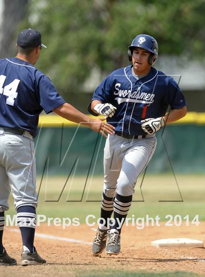 Thumbnail 2 in St. Paul vs Notre Dame (St. Paul Tournament) photogallery.