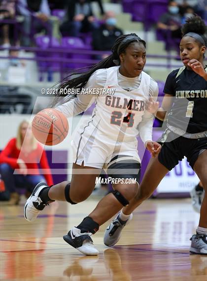 Thumbnail 3 in Gilmer vs. Pinkston (UIL 4A Regional Finals) photogallery.