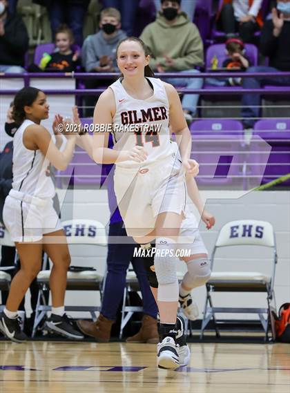 Thumbnail 2 in Gilmer vs. Pinkston (UIL 4A Regional Finals) photogallery.