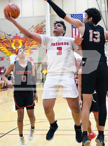 Thumbnail 2 in Liberty @ Chaparral (Hoophall West Tournament)  photogallery.