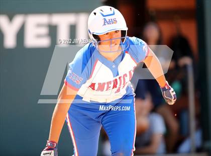 Thumbnail 3 in O'Connor vs. Americas (UIL 6A Softball Semifinal) photogallery.