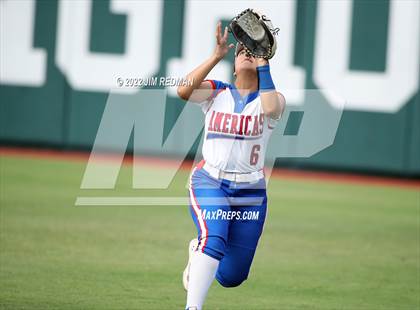 Thumbnail 1 in O'Connor vs. Americas (UIL 6A Softball Semifinal) photogallery.