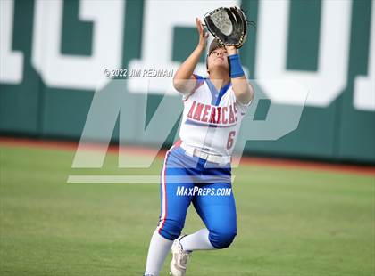 Thumbnail 2 in O'Connor vs. Americas (UIL 6A Softball Semifinal) photogallery.