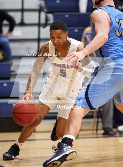 Thumbnail 2 in North Carolina School of Science & Math vs. Jordan (Jordan Falcons MLK Classic) photogallery.