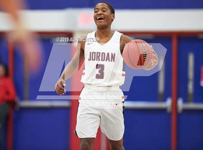 Thumbnail 2 in North Carolina School of Science & Math vs. Jordan (Jordan Falcons MLK Classic) photogallery.