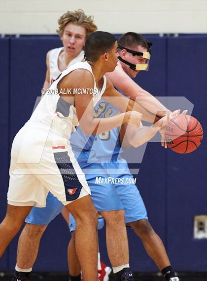 Thumbnail 2 in North Carolina School of Science & Math vs. Jordan (Jordan Falcons MLK Classic) photogallery.