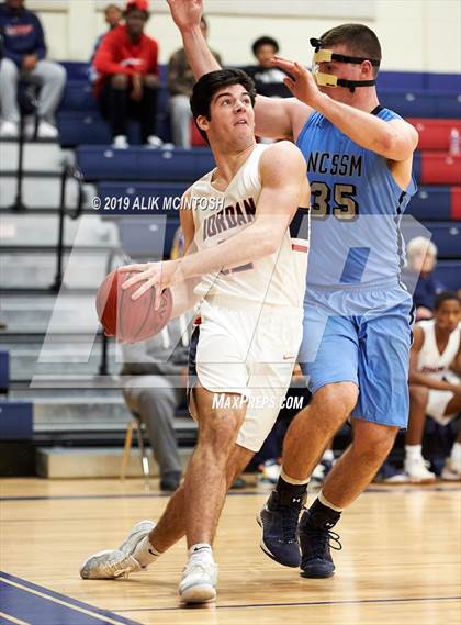 Thumbnail 3 in North Carolina School of Science & Math vs. Jordan (Jordan Falcons MLK Classic) photogallery.