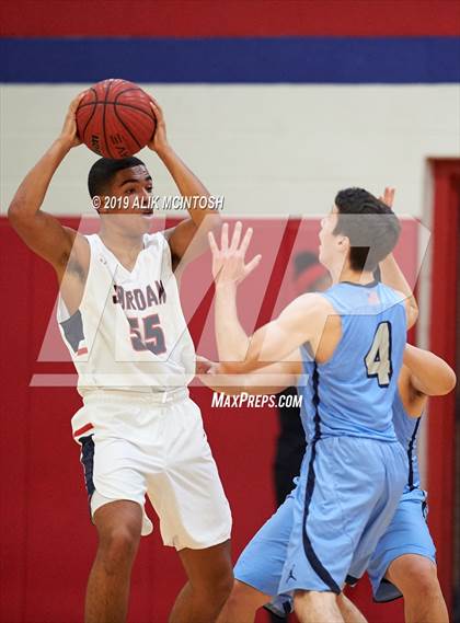 Thumbnail 2 in North Carolina School of Science & Math vs. Jordan (Jordan Falcons MLK Classic) photogallery.