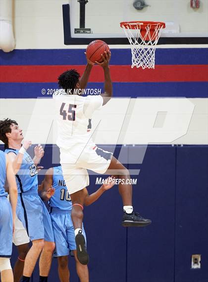 Thumbnail 2 in North Carolina School of Science & Math vs. Jordan (Jordan Falcons MLK Classic) photogallery.