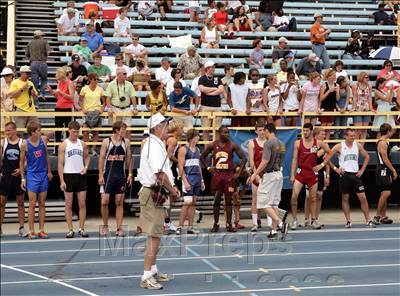 Thumbnail 3 in NCHSAA 2A State Championships (Boys Track Events) photogallery.