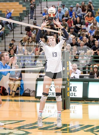Thumbnail 1 in American Leadership Academy - Gilbert North vs Snowflake (AIA 3A Semifinal) photogallery.