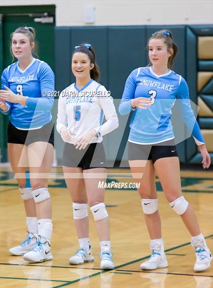 Thumbnail 2 in American Leadership Academy - Gilbert North vs Snowflake (AIA 3A Semifinal) photogallery.