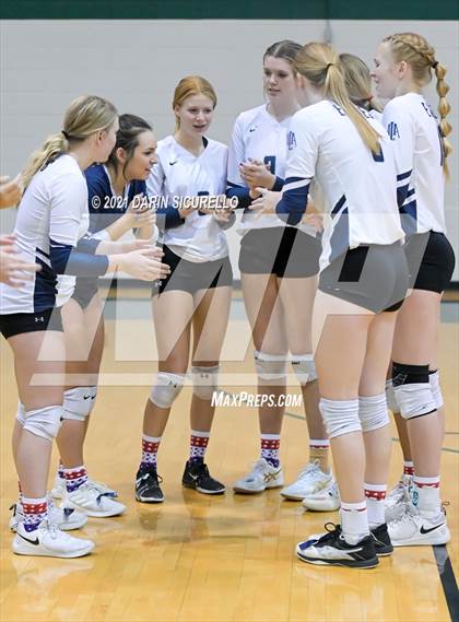 Thumbnail 2 in American Leadership Academy - Gilbert North vs Snowflake (AIA 3A Semifinal) photogallery.