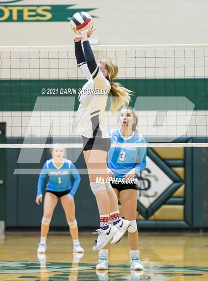Thumbnail 1 in American Leadership Academy - Gilbert North vs Snowflake (AIA 3A Semifinal) photogallery.