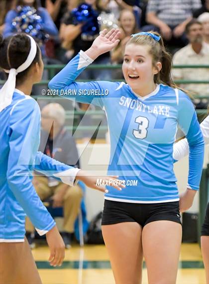 Thumbnail 3 in American Leadership Academy - Gilbert North vs Snowflake (AIA 3A Semifinal) photogallery.