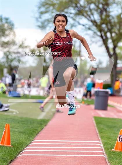Thumbnail 1 in CHSAA Track and Field 4A Championships (Girls Triple Jump)  photogallery.