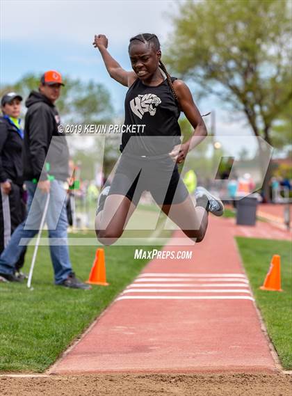 Thumbnail 2 in CHSAA Track and Field 4A Championships (Girls Triple Jump)  photogallery.