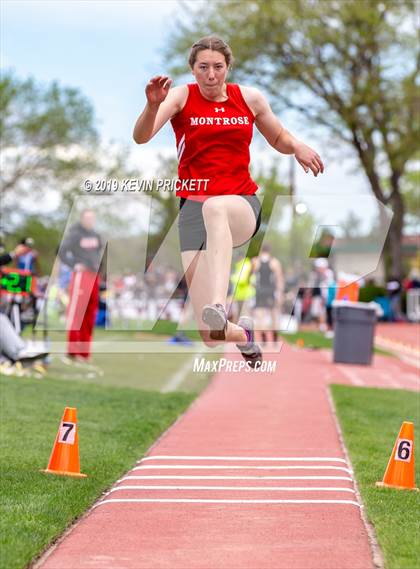 Thumbnail 1 in CHSAA Track and Field 4A Championships (Girls Triple Jump)  photogallery.