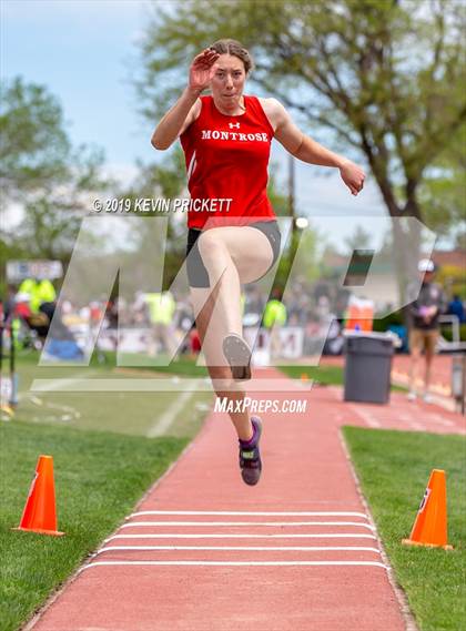 Thumbnail 1 in CHSAA Track and Field 4A Championships (Girls Triple Jump)  photogallery.