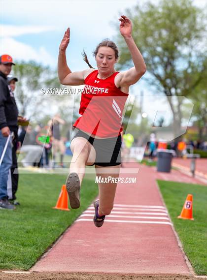 Thumbnail 3 in CHSAA Track and Field 4A Championships (Girls Triple Jump)  photogallery.
