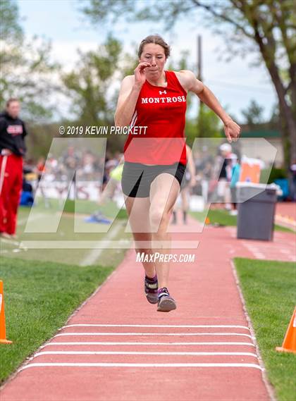 Thumbnail 2 in CHSAA Track and Field 4A Championships (Girls Triple Jump)  photogallery.