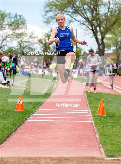 Thumbnail 2 in CHSAA Track and Field 4A Championships (Girls Triple Jump)  photogallery.