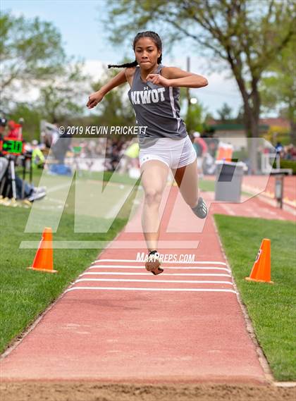 Thumbnail 2 in CHSAA Track and Field 4A Championships (Girls Triple Jump)  photogallery.