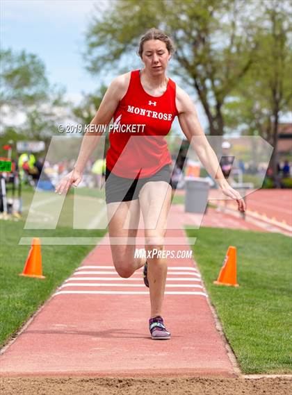 Thumbnail 2 in CHSAA Track and Field 4A Championships (Girls Triple Jump)  photogallery.