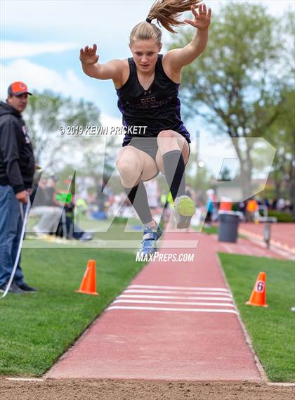 Thumbnail 2 in CHSAA Track and Field 4A Championships (Girls Triple Jump)  photogallery.
