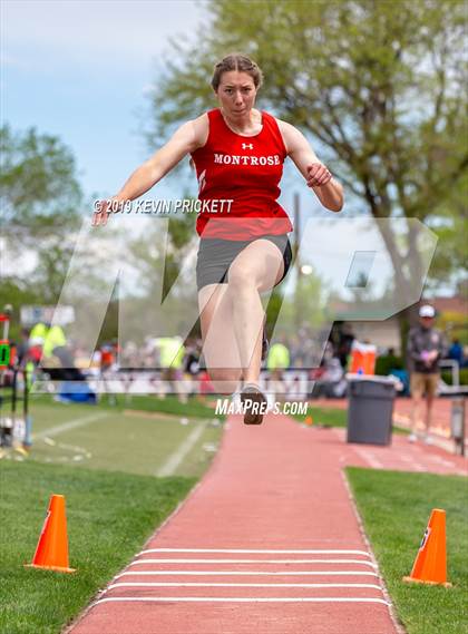 Thumbnail 3 in CHSAA Track and Field 4A Championships (Girls Triple Jump)  photogallery.