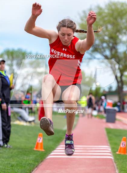 Thumbnail 1 in CHSAA Track and Field 4A Championships (Girls Triple Jump)  photogallery.