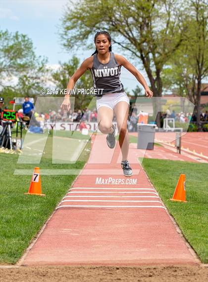 Thumbnail 1 in CHSAA Track and Field 4A Championships (Girls Triple Jump)  photogallery.