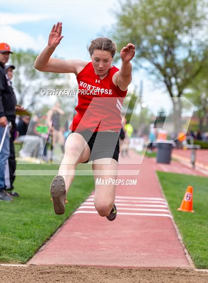 Thumbnail 2 in CHSAA Track and Field 4A Championships (Girls Triple Jump)  photogallery.